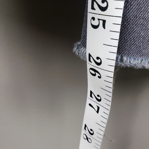 Levis 721 Vintage High Rise Skinny Jeans Size 28 Orange Tab Cut Off No Tag Spots - Picture 7 of 11